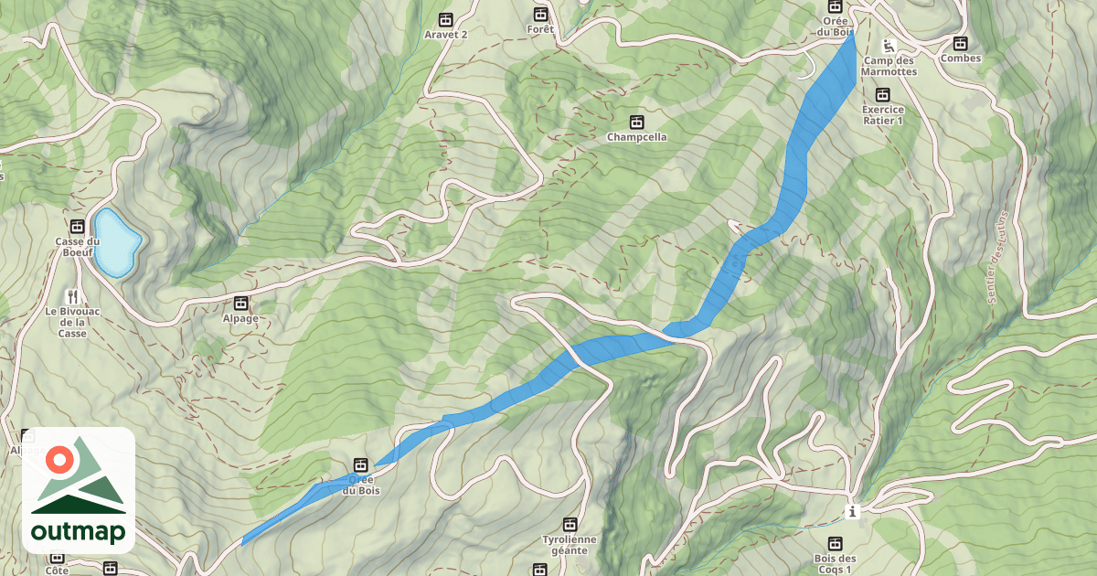 Map of Draye