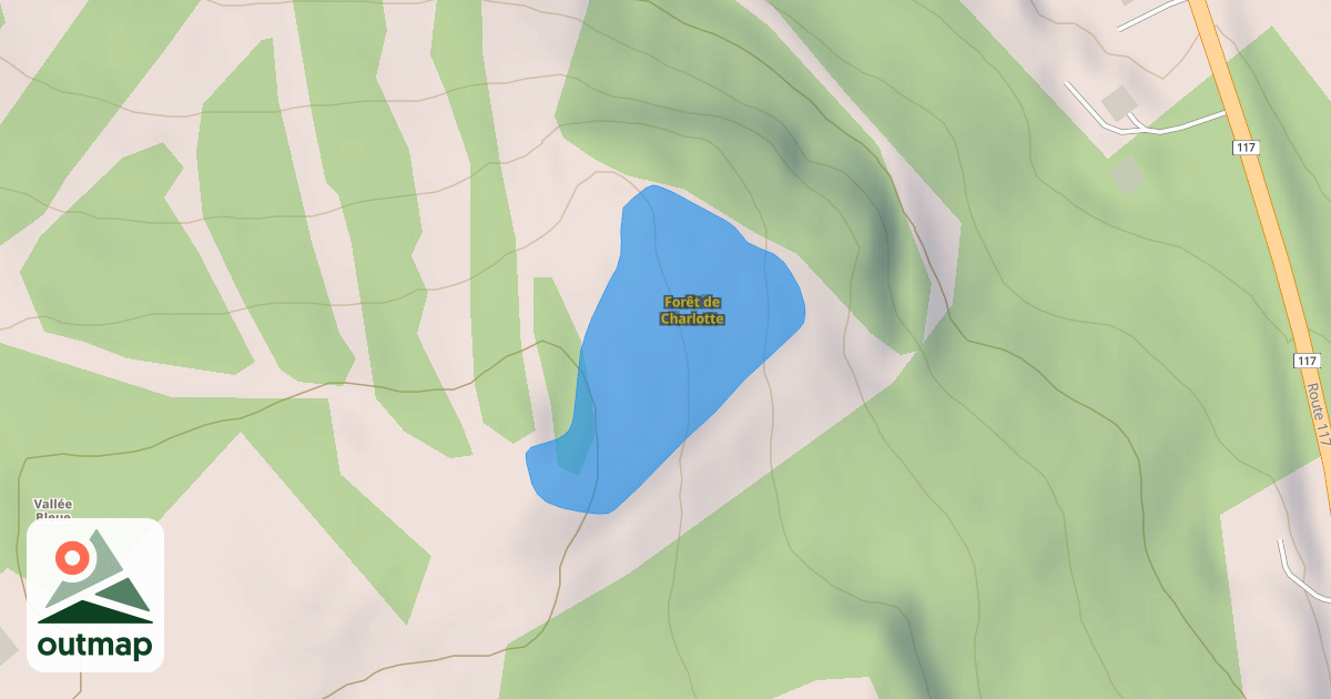 Map of Forêt de Charlotte