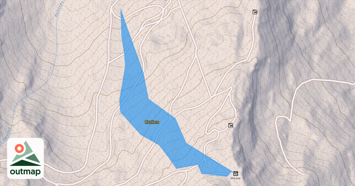 Map of Rochers
