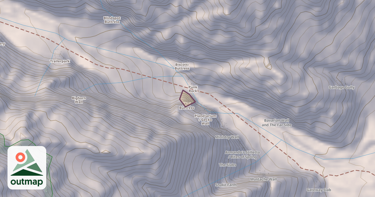 Map of Mini Buttress