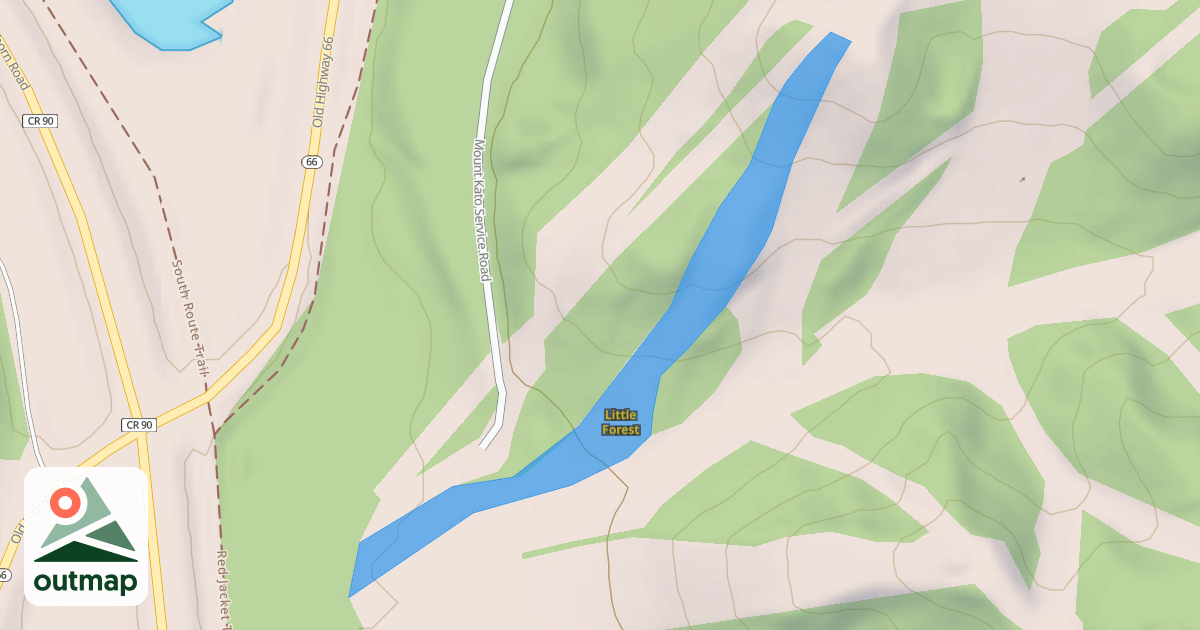 Map of Little Forest