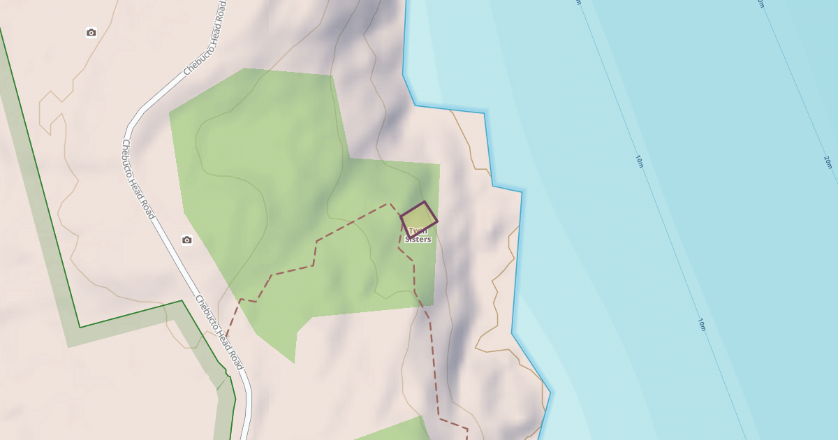 Map preview of Twin Sisters