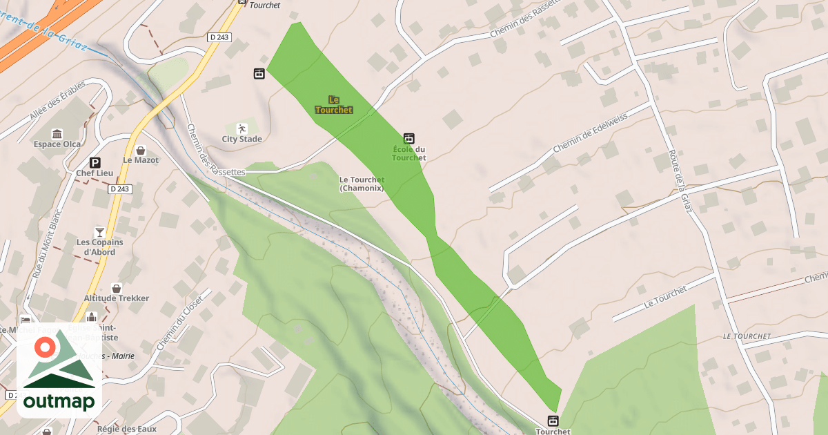 Map of Le Tourchet