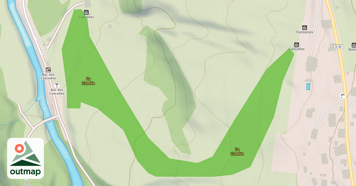 Map of La Combe