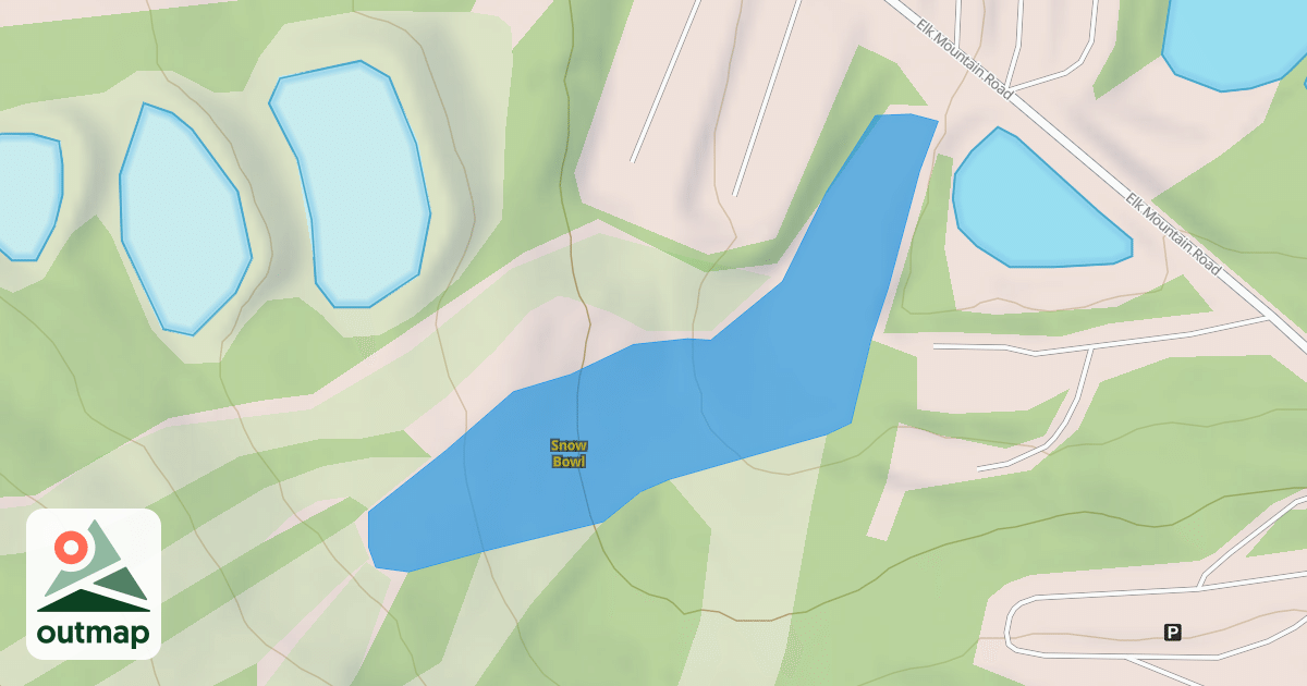 Map of Snow Bowl