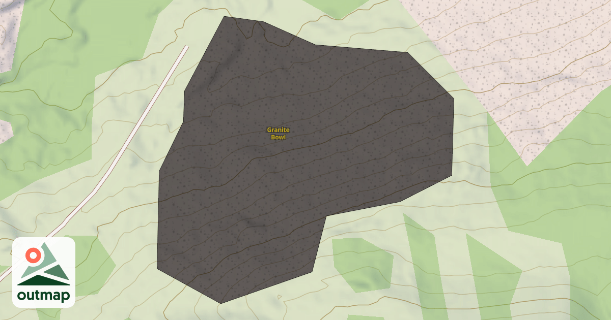 Map of Granite Bowl