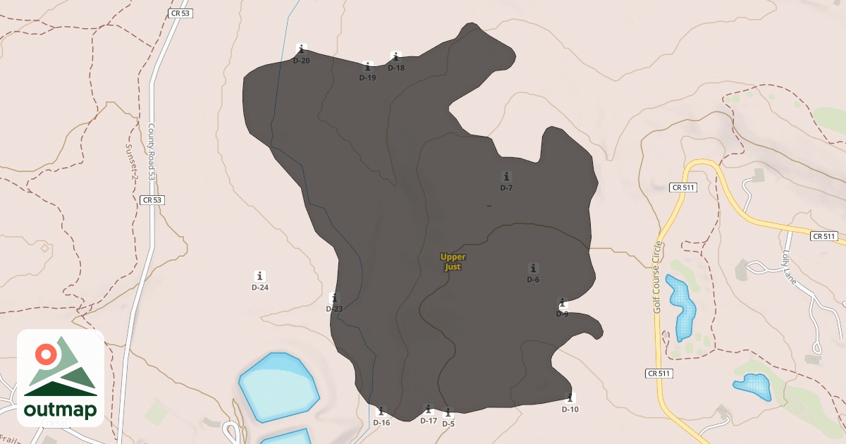 Map of Upper Just