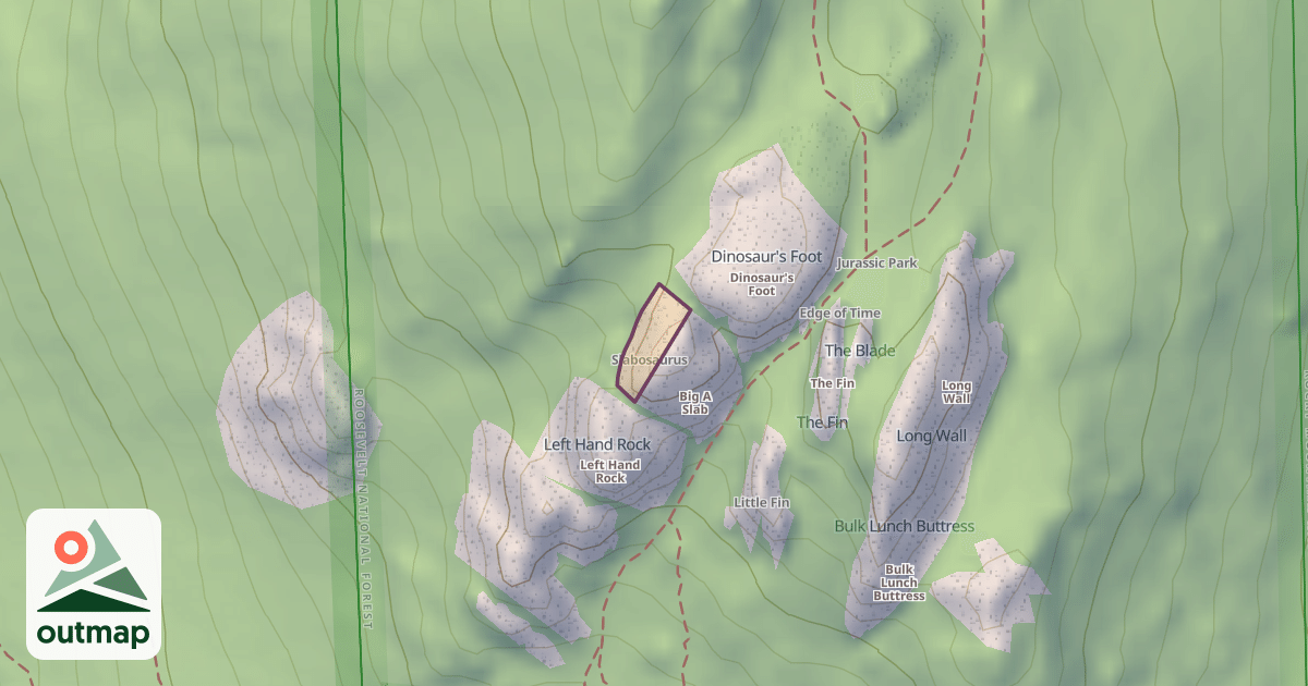 Map of Slabosaurus