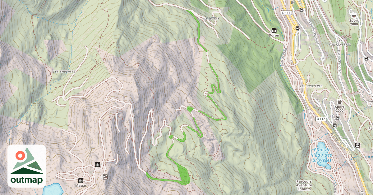 Map of Chemin des Vallons