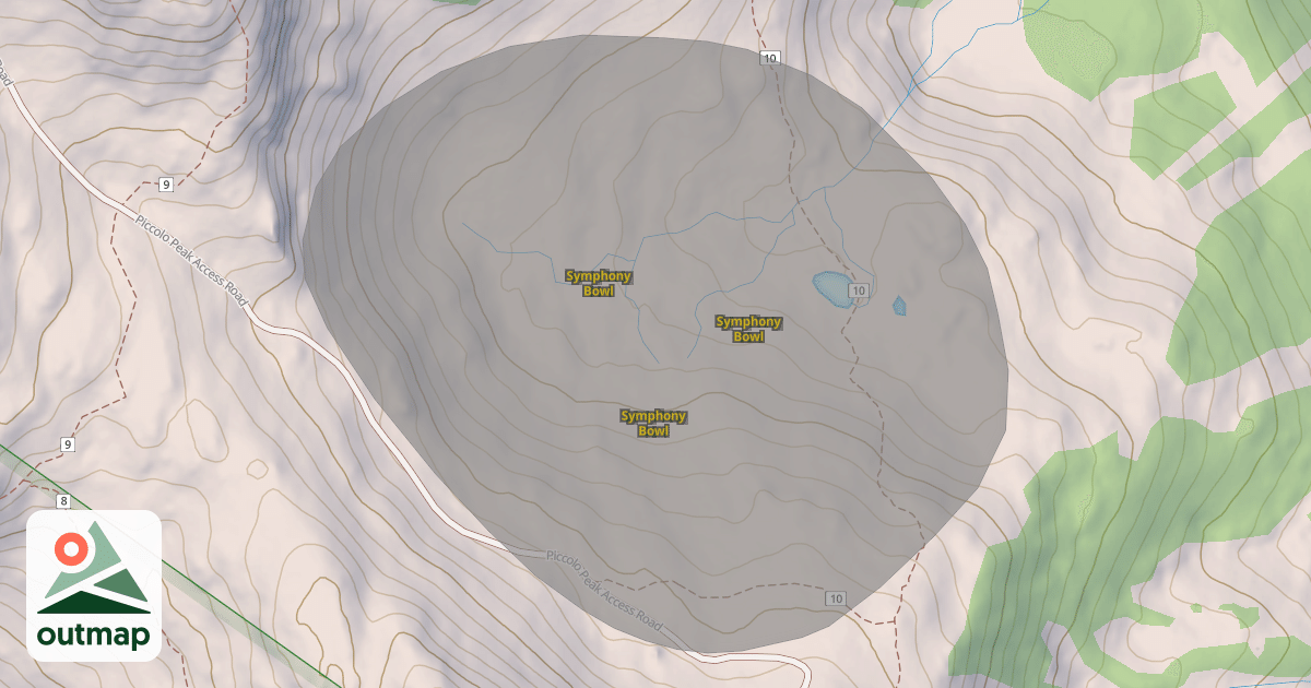 Map of Symphony Bowl