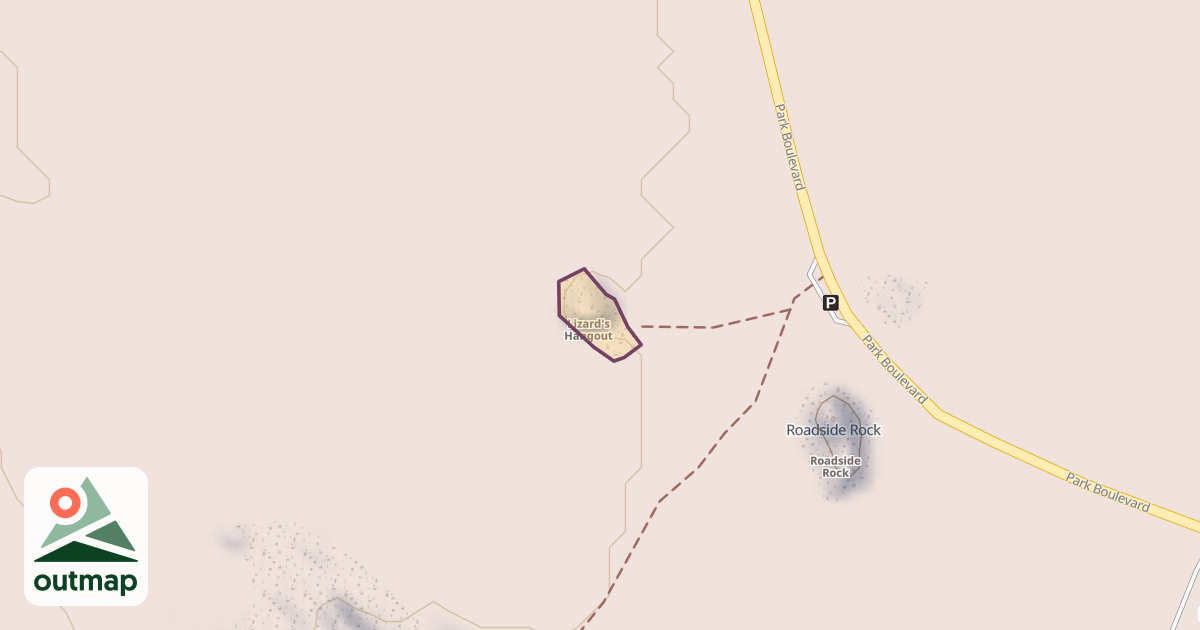 Map of Lizard's Hangout