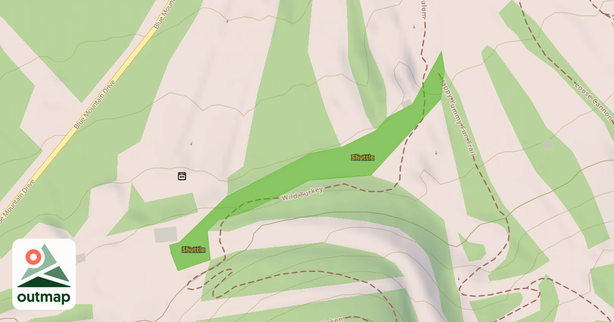 Map of Shuttle