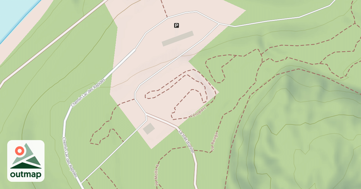 Map of Véloparc