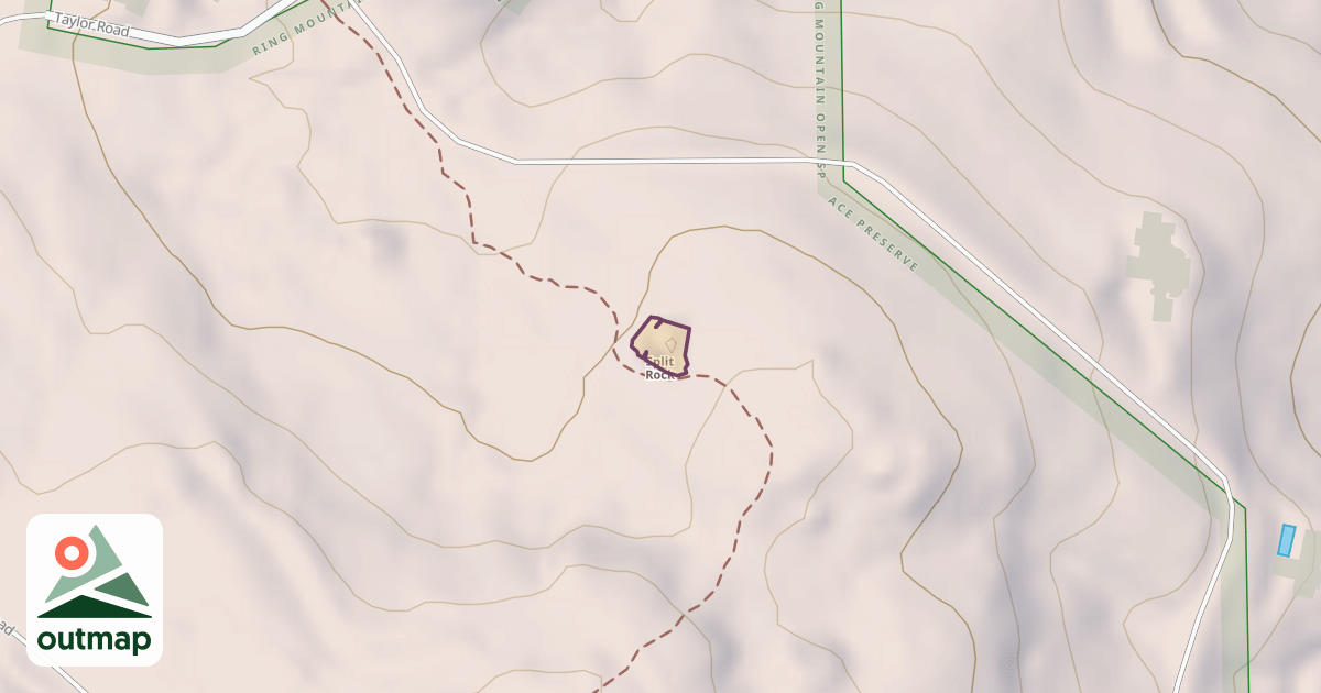 Map of Split Rock