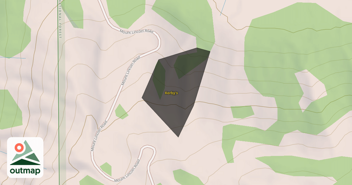 Map of Kerby's
