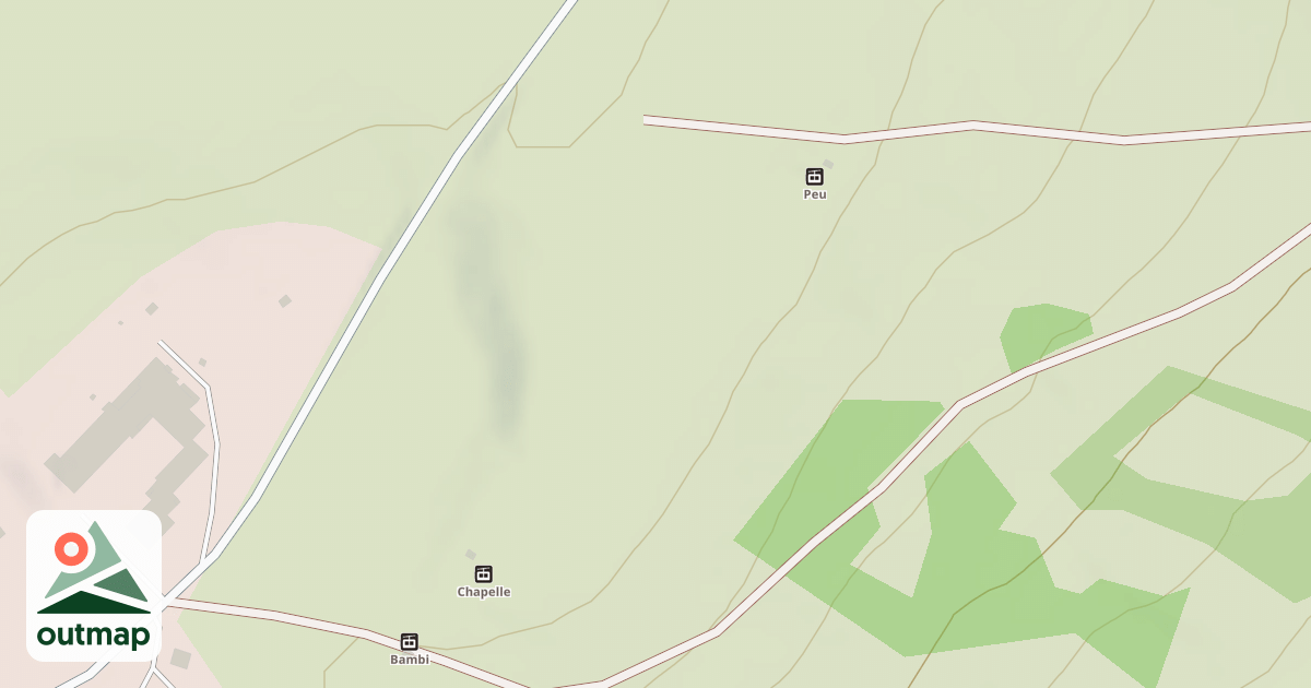 Map of Espace luge