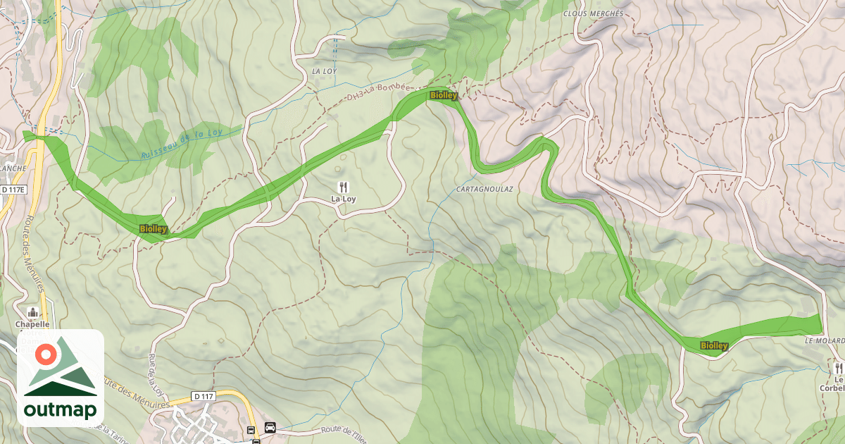 Map of Biolley
