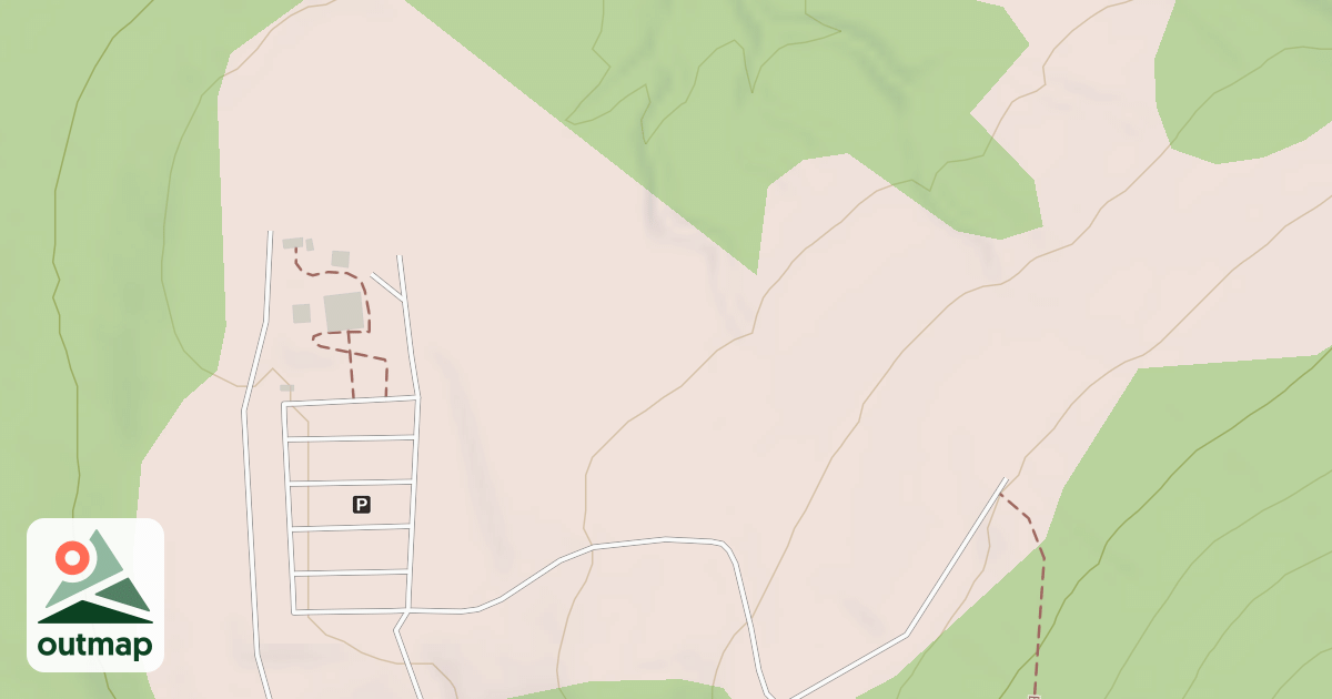 Map of Canaan Valley Resort Snow Tubing Park