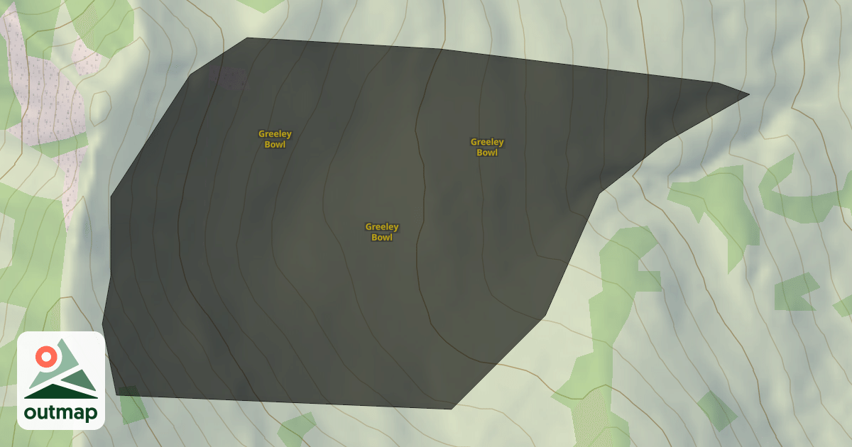 Map of Greeley Bowl