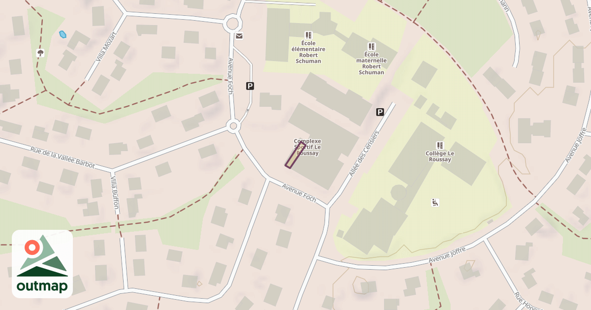 Map of Climbing Gym