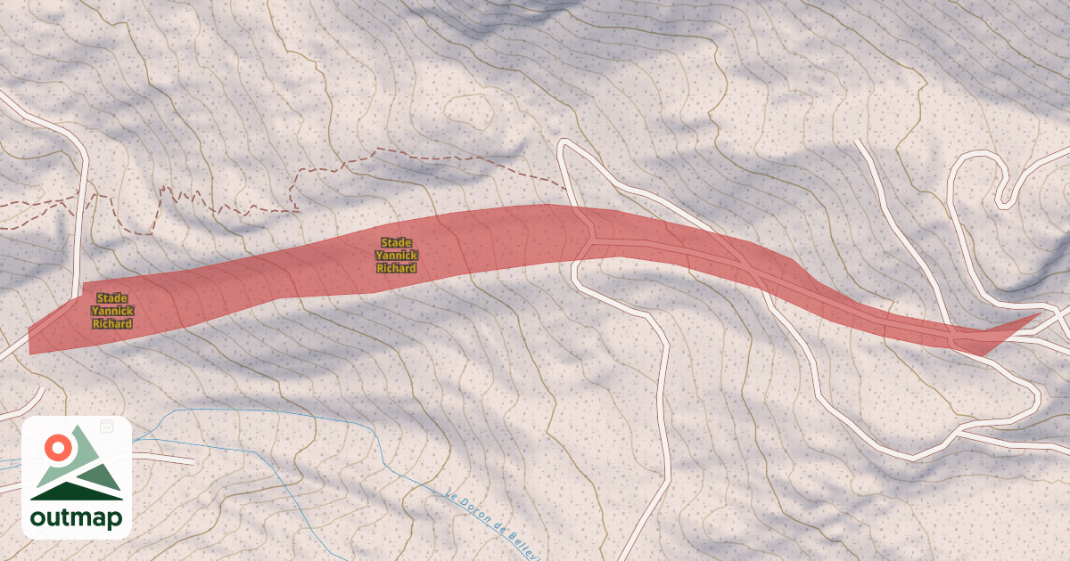 Map of Stade Yannick Richard