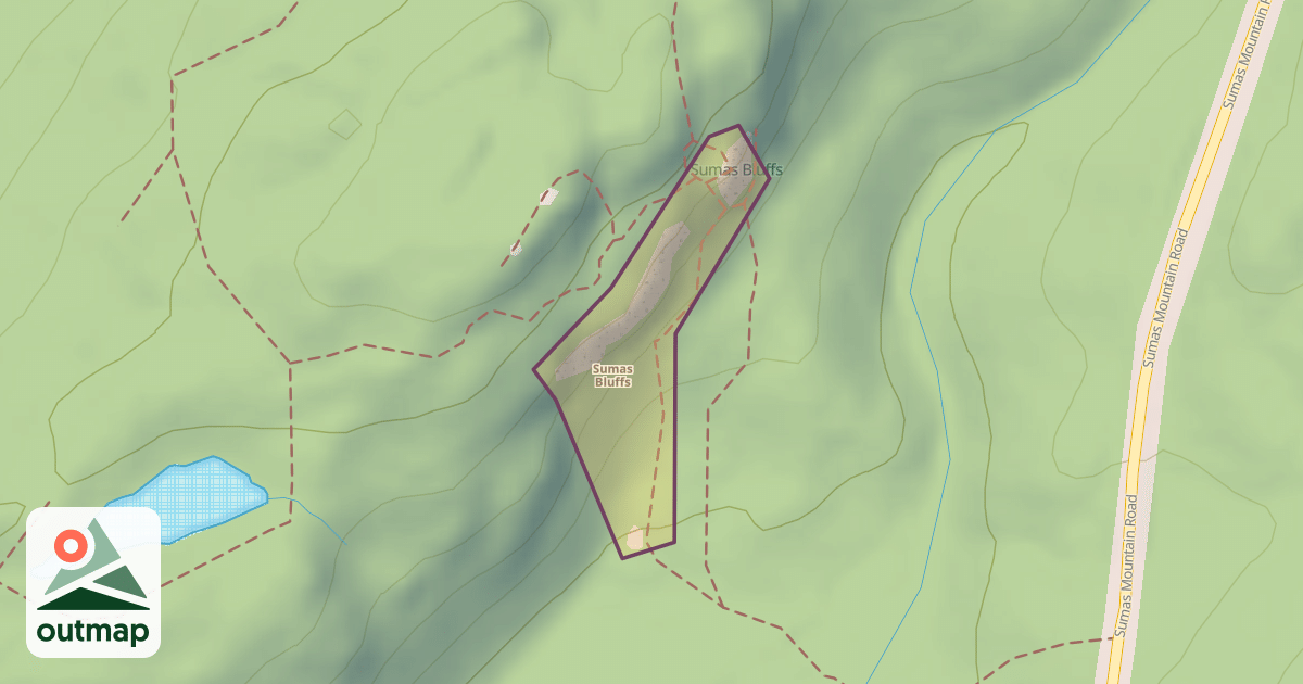 Map of Sumas Bluffs