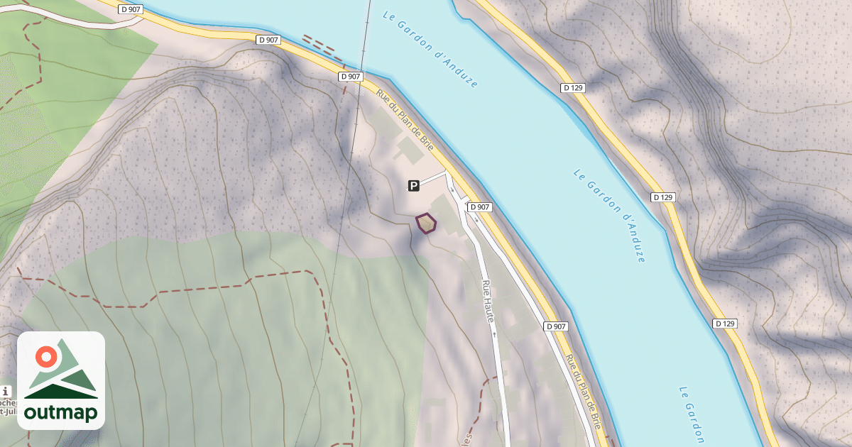 Map of Climbing Boulder