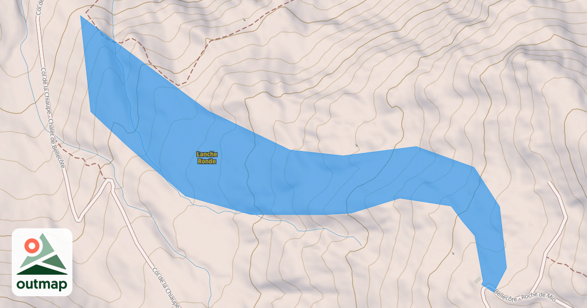 Map of Lanche Ronde