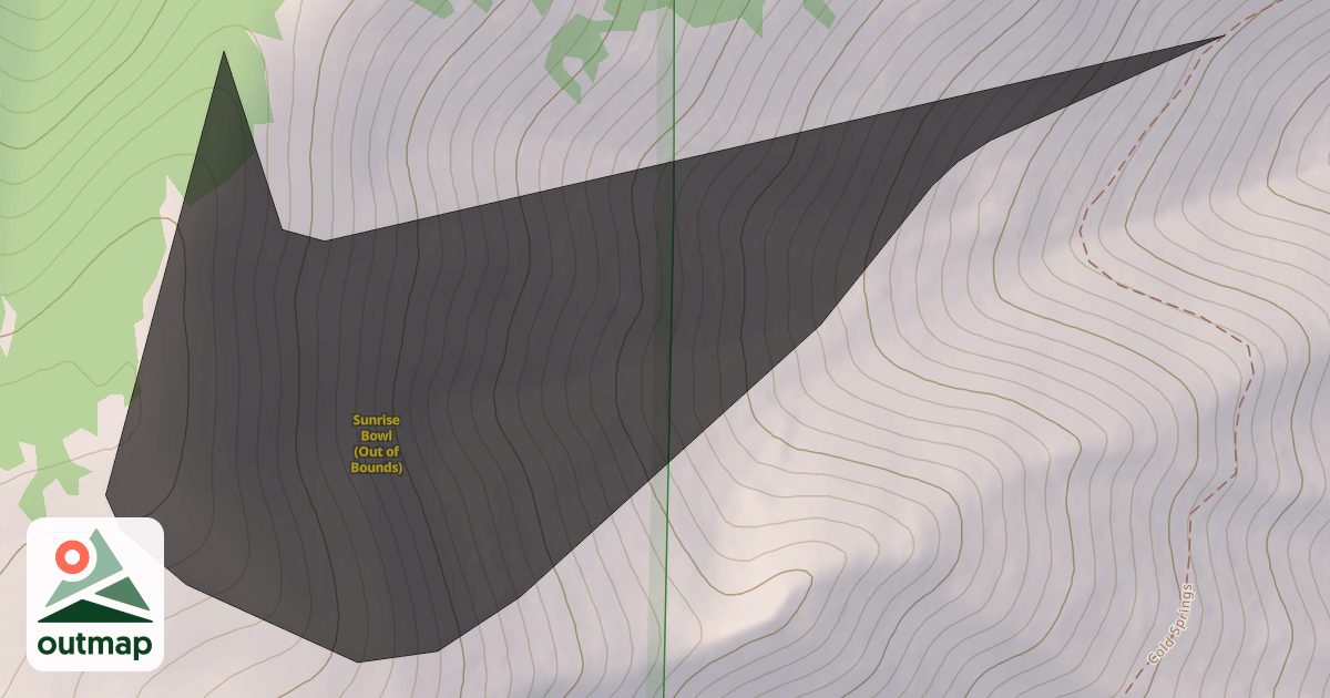 Map of Sunrise Bowl (Out of Bounds)