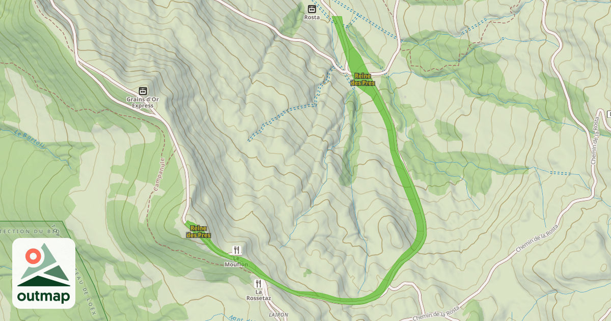 Map of Reine des Pres