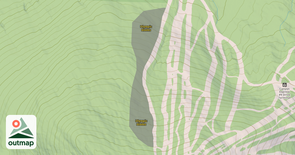 Map of Olympic Glades