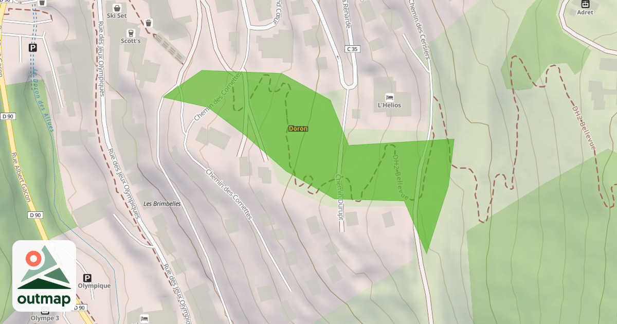 Map of Doron