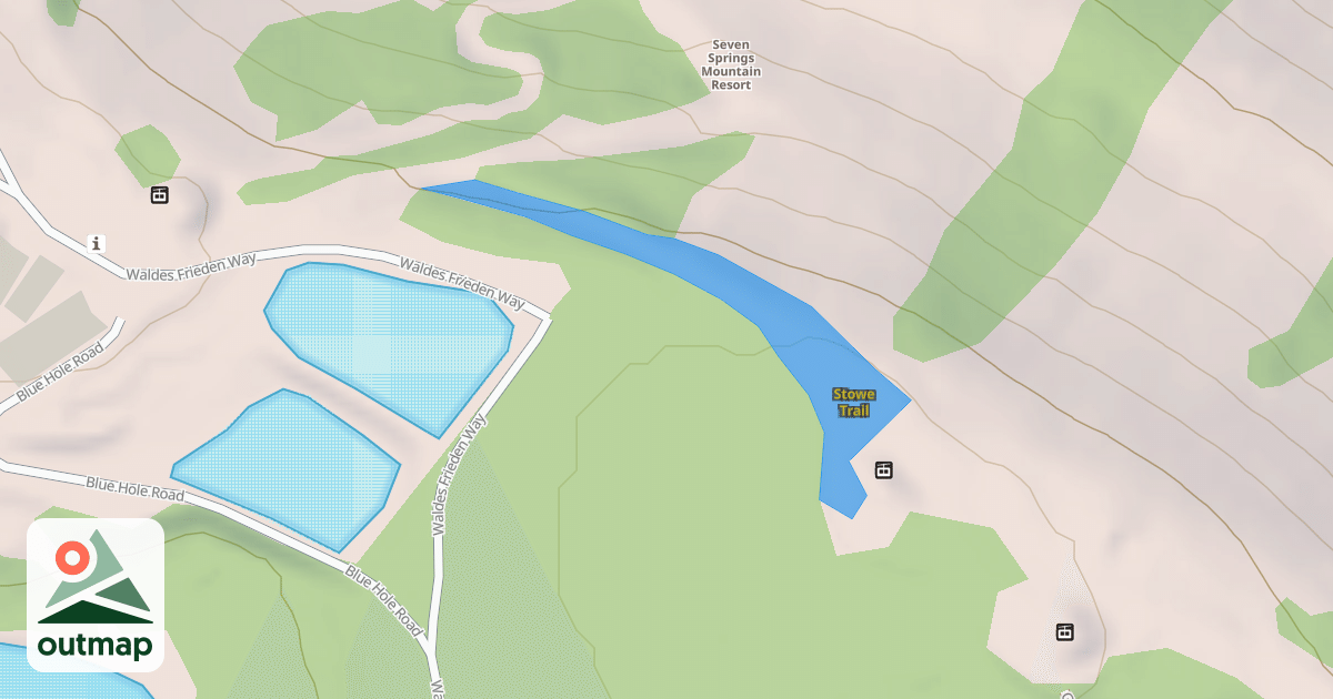 Map of Stowe Trail