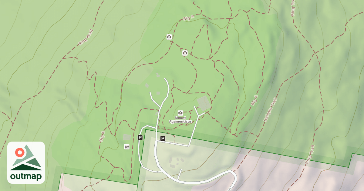 Map of Big A