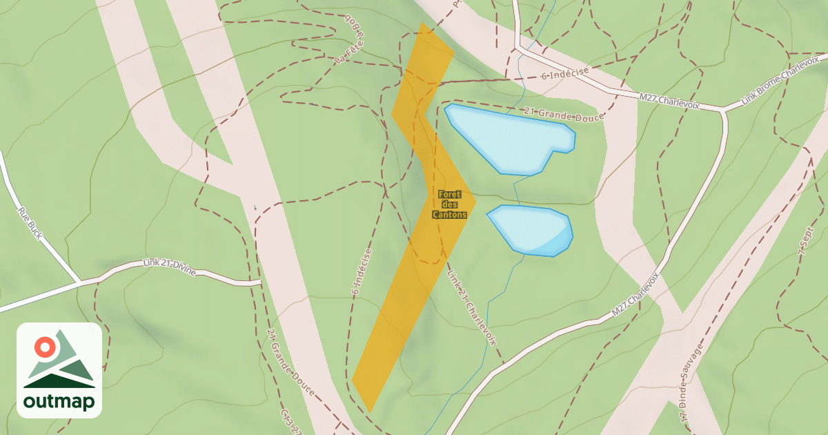 Map of Foret des Cantons
