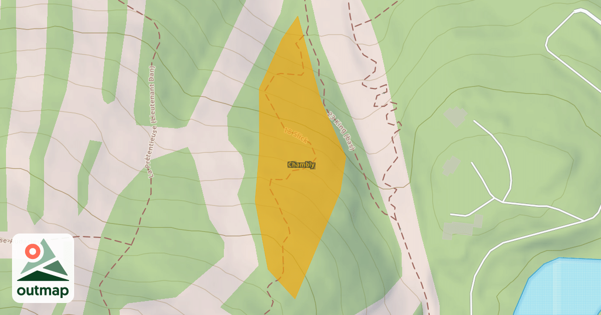 Map of Chambly