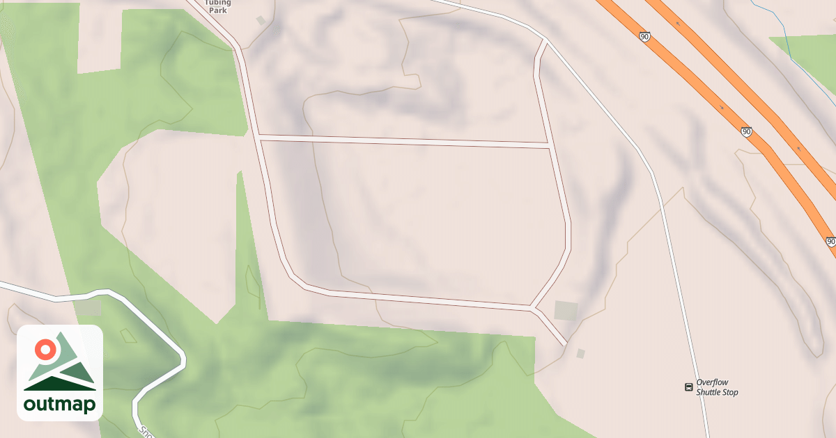 Map of Tubing Center