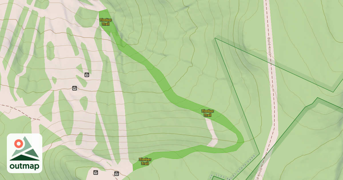 Map of Timber Trail