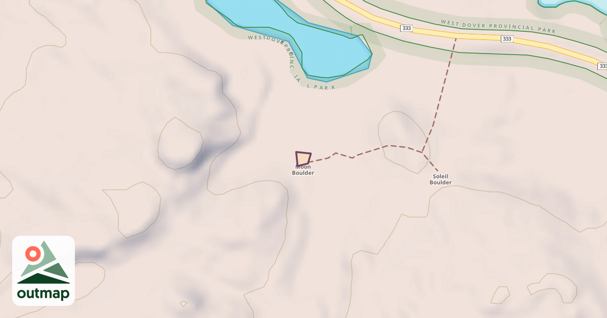 Map of Moon Boulder