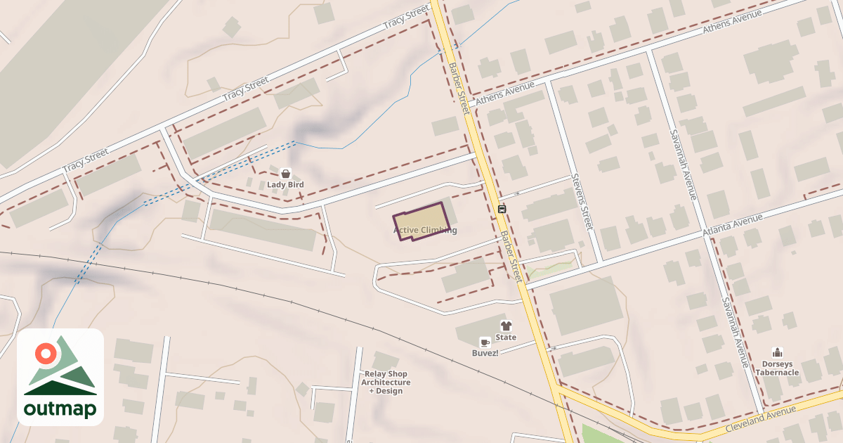 Map of Active Climbing