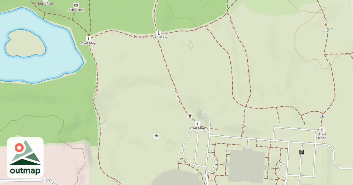 Map of Snow Gultch Sledding Hill
