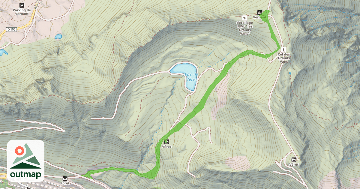 Map of Tourmaline