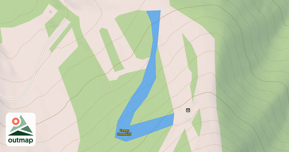 Map of Lower Snowbird