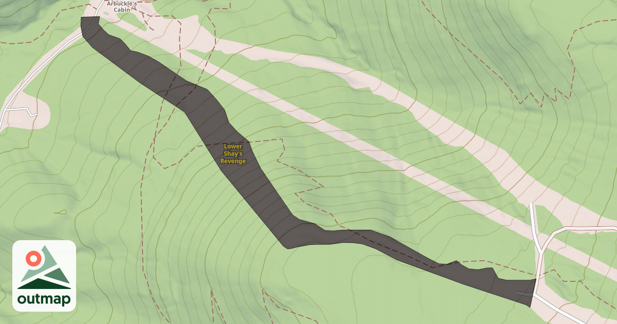 Map of Lower Shay's Revenge