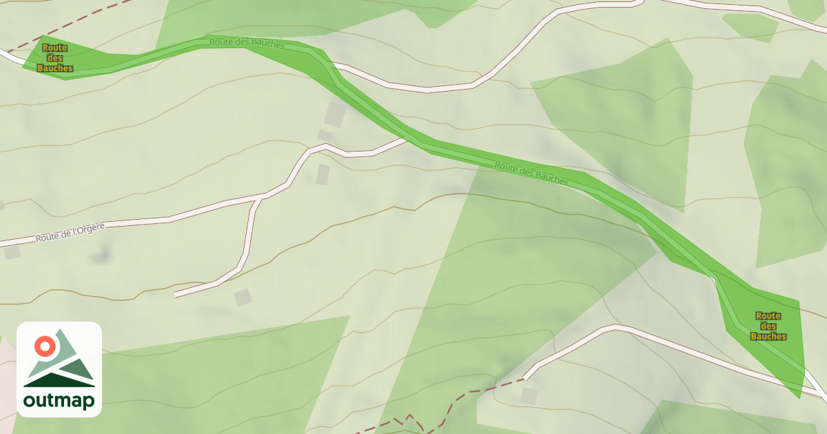 Map of Route des Bauches