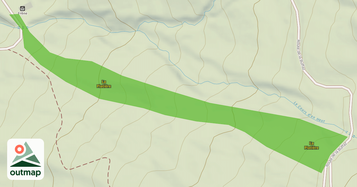 Map of La Platière