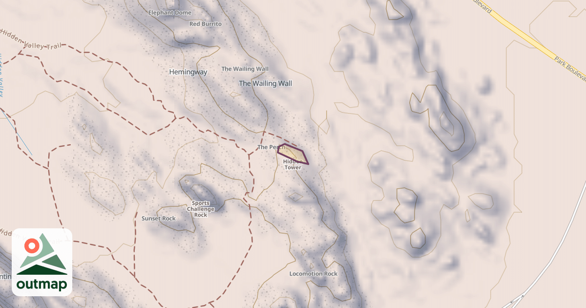Map of Hidden Tower