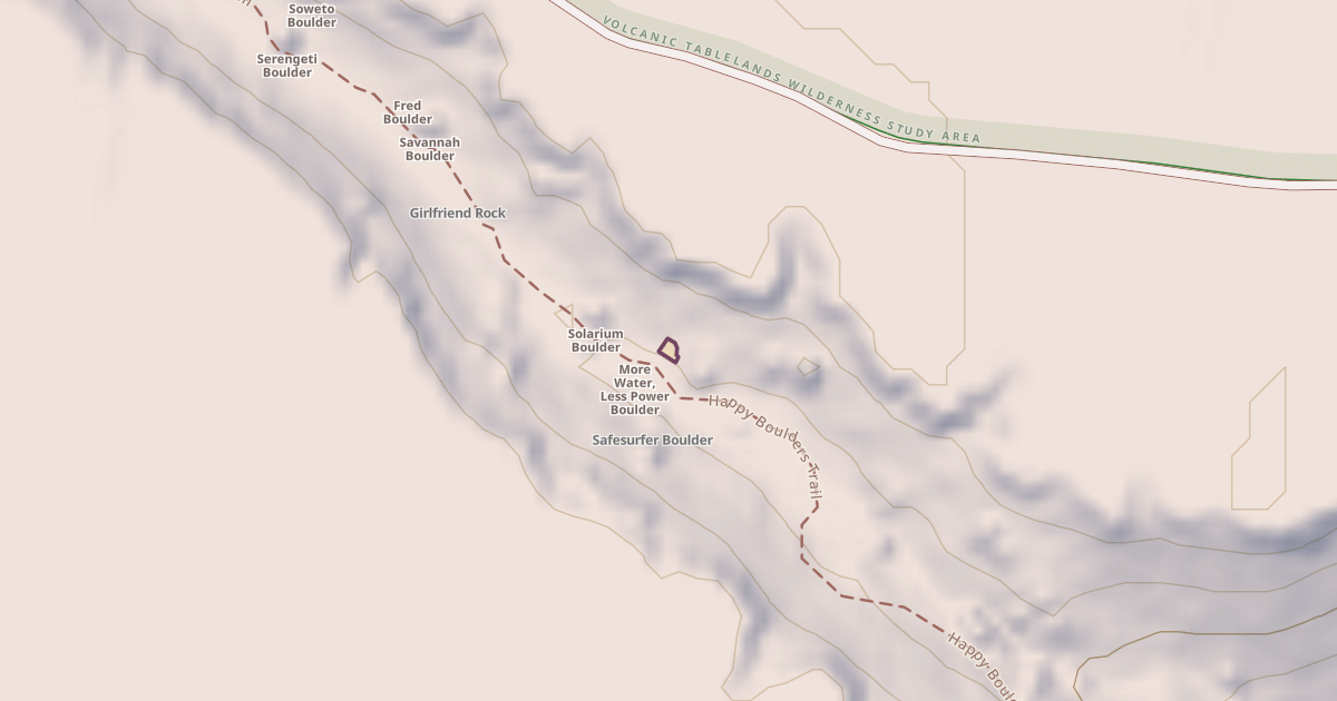 Map preview of Heavenly Path Boulder