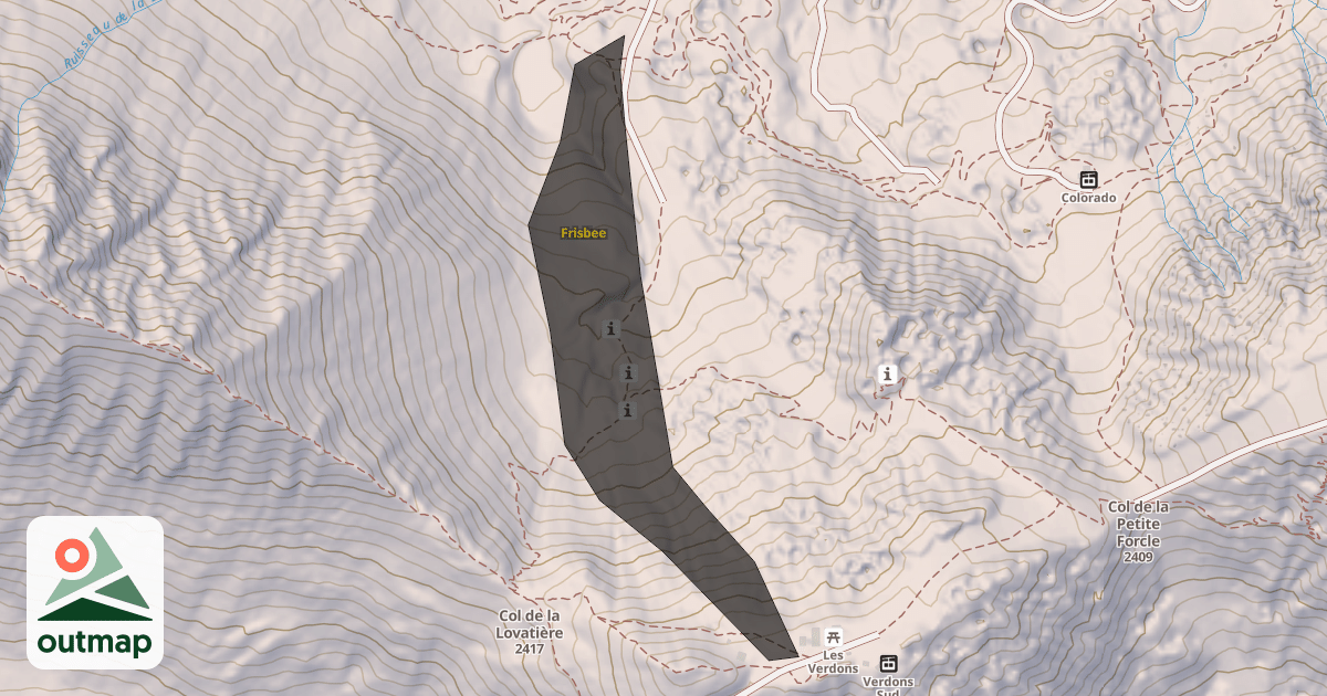 Map of Frisbee