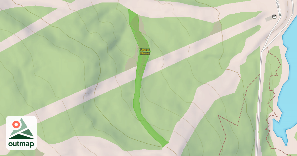 Map of Lower Flume